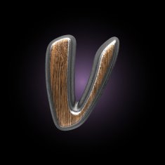 vector metal and wood figure N15