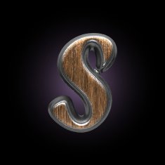 vector metal and wood figure N18