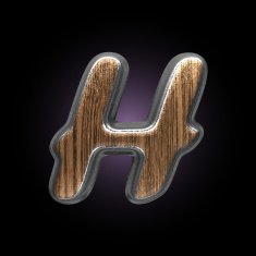 vector metal and wood figure N27