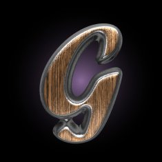 vector metal and wood figure N28