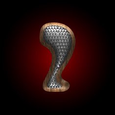 vector metal and wood figure N43