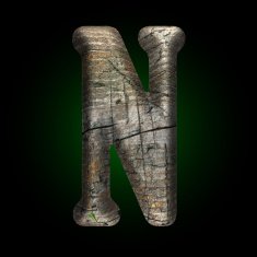 Vector wooden figure N23