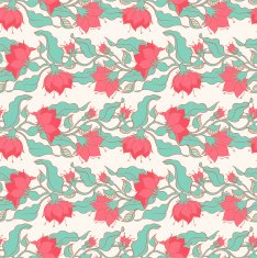 pink flowers and green leaves N2