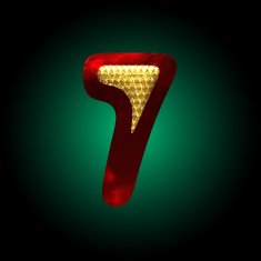 vector velvet letter with gold N4