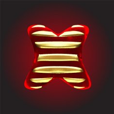 vector velvet letter N2