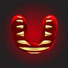 vector velvet letter N5