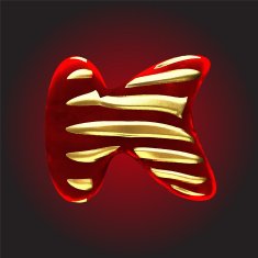 vector velvet letter N13