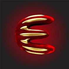 vector velvet letter N18