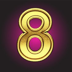 vector golden figure N77