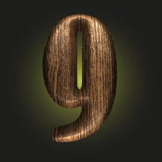 Vector wooden figure N82