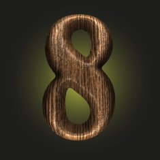 Vector wooden figure N83