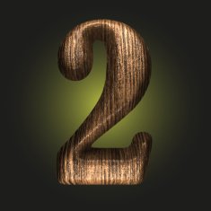Vector wooden figure N88