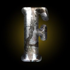 vector old stone letter N49