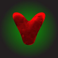 vector red clay figure N2