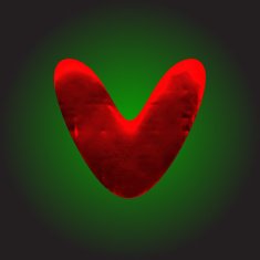 vector red clay figure N5