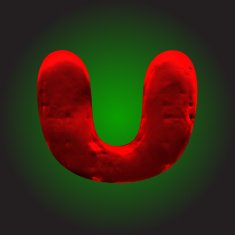 vector red clay figure N6