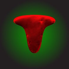 vector red clay figure N7