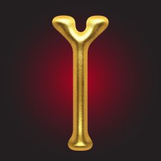 vector golden figure N84
