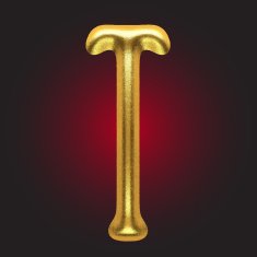 vector golden figure N89
