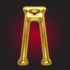 vector golden figure N106