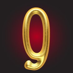 vector golden figure N107