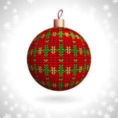 Knitted Christmas Ball