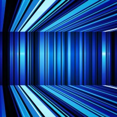 Abstract blue and white warped stripes background N2