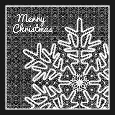 Beautiful vector Christmas card N8