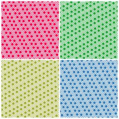 Set of simple colorful seamless patterns dots N2