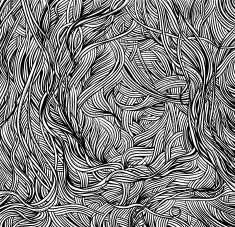 abstract background from roots of trees or waves