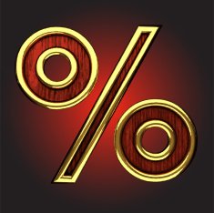 vector golden figure with red wood N98