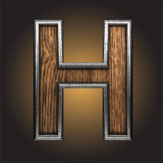 Vector wooden figure N103