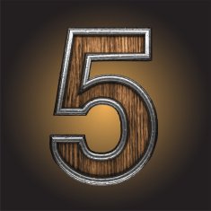 Vector wooden figure N111