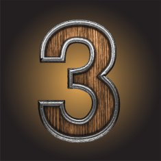 Vector wooden figure N113