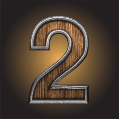 Vector wooden figure N114