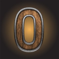 Vector wooden figure N115