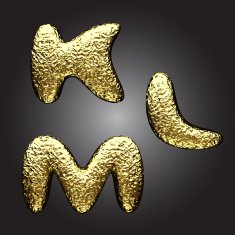 vector golden figure N152