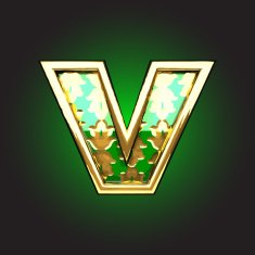 vector golden figure N163