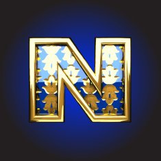 vector golden figure N206