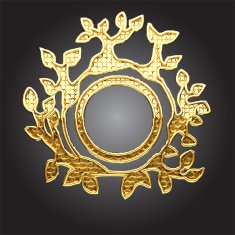 vector golden frame N2