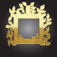 vector golden frame N3
