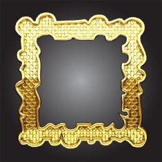 vector golden frame N4