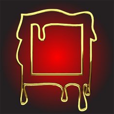 vector golden frame N8