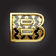 Vector golden figure b