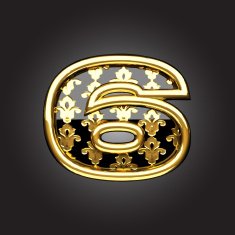 Vector golden figure 6