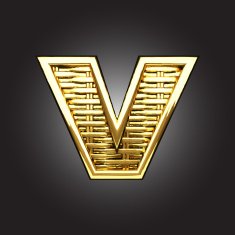 Vector golden figure v N2