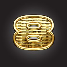 Vector golden figure 8 N2