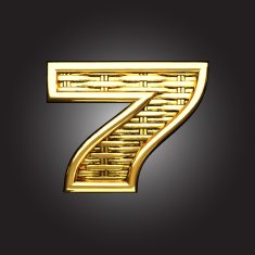 Vector golden figure 7 N2