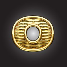 Vector golden figure 0 N2