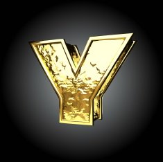 Vector golden figure y N3